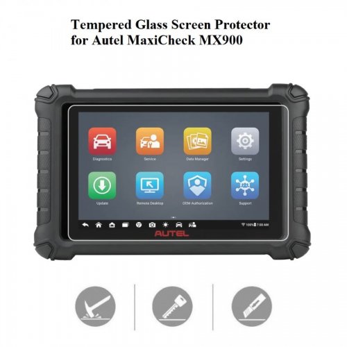 Tempered Glass Screen Protector for Autel MX900 MX900TS Scanner